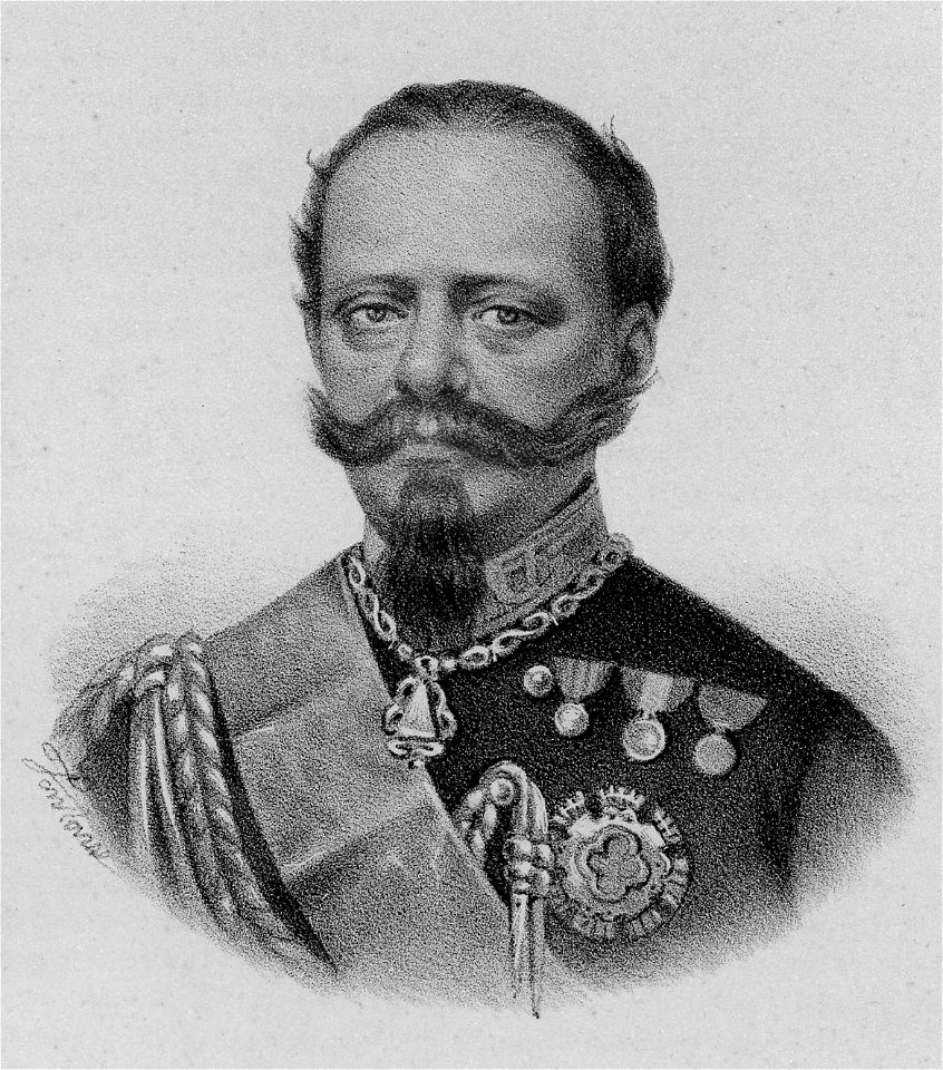 Vittorio Emanuele II litografia