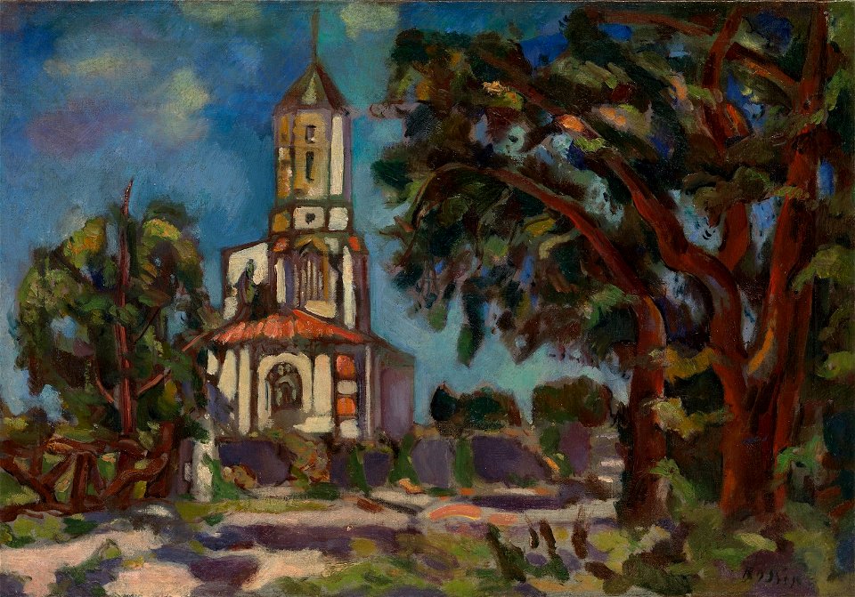 Vladimir Baranov-Rossine - Church in Arcachon, France