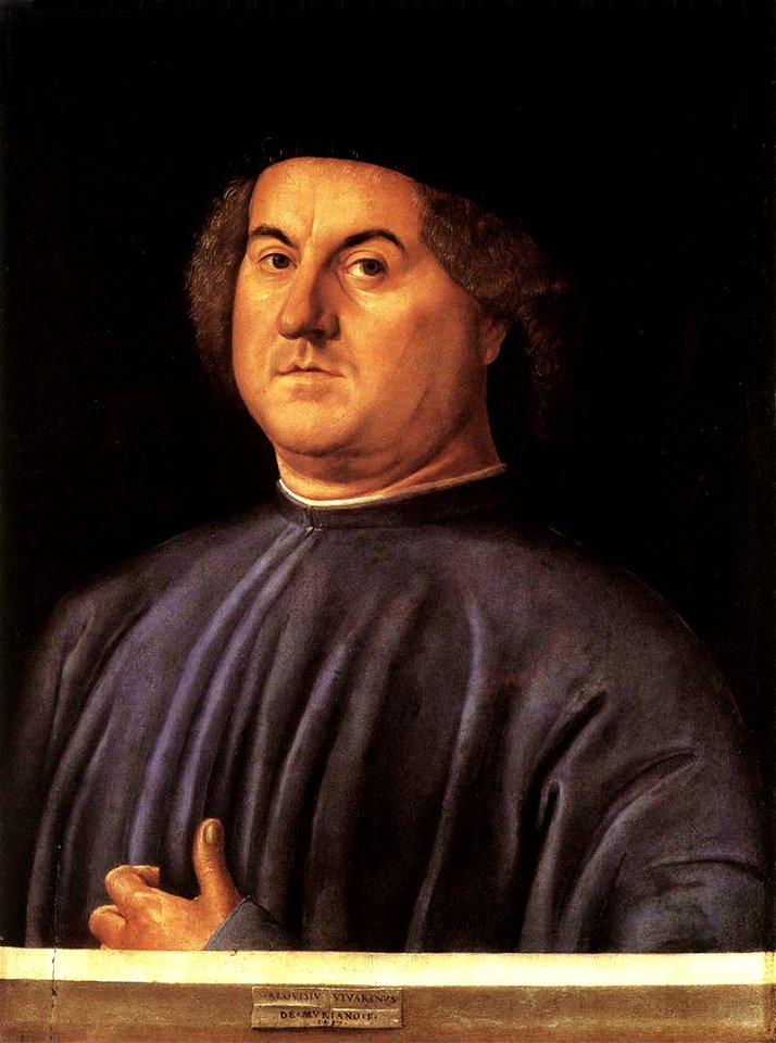Alvise Vivarini, ritratto d'uomo, national gallery