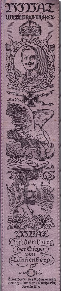 Vivat-bander - 1914 - Hindenburg Tanenburg by E.D.d.j