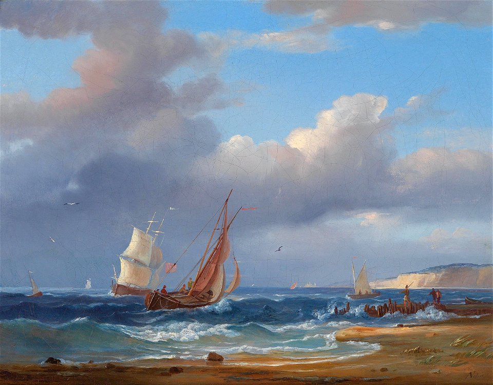Adolph Friedrich Vollmer - Marinestück