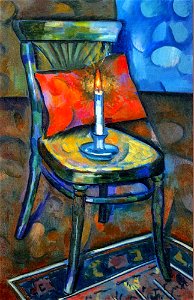 Vladimir Baranov-Rossine - Chair with a Candle