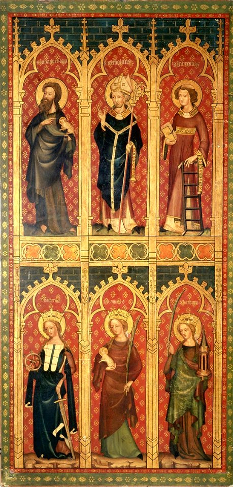 Volet extérieur fermé droit