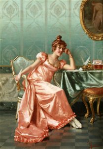 Vittorio Reggianini - Composing a Letter