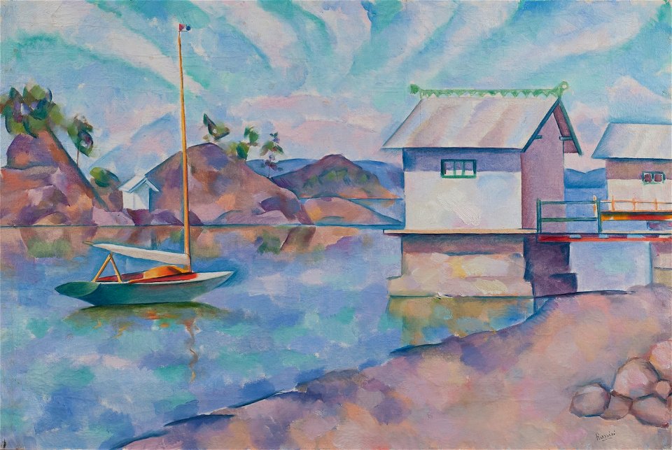 Vladimir Baranov-Rossine - The Sailboat