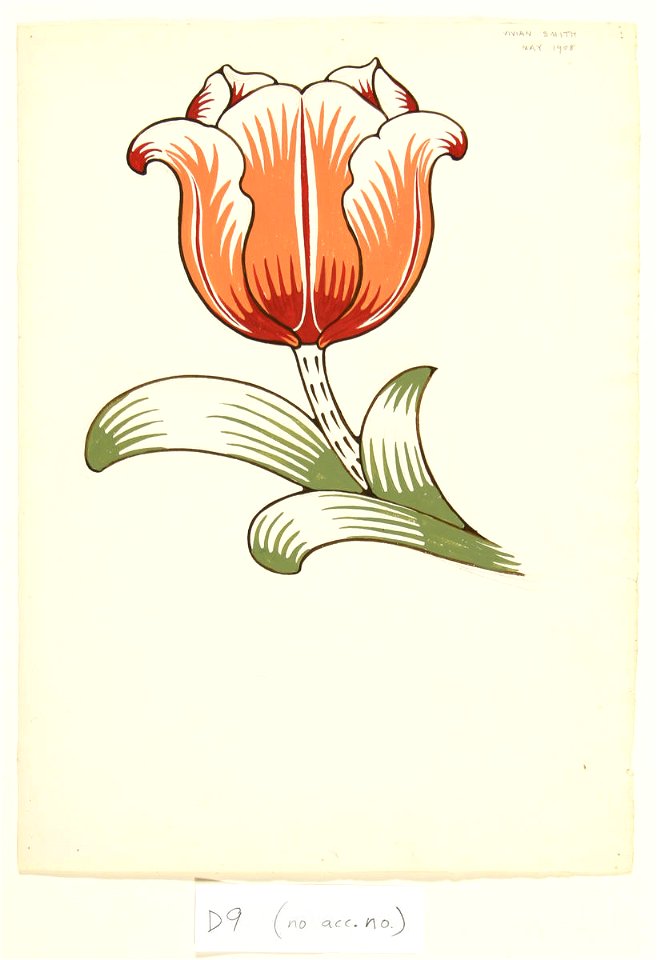 Vivian Smith - Untitled (Tulip design) - Sarjeant Gallery