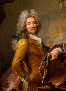 Self-portrait of Joseph Vivien with Palette, ca. 1715