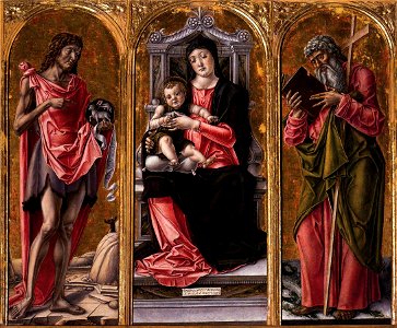 Bartolomeo Vivarini, trittico di San Giovanni in Bragora