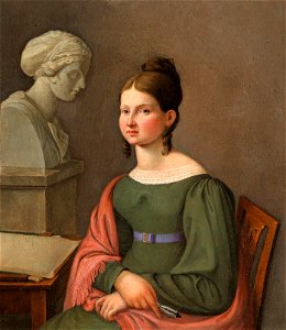 Vogel von Vogelstein attr Portrait of a female painter