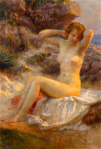 Vlaho Bukovac, 1917 - The bather