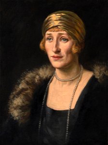 Vivian Smith - The Gold Turban - Sarjeant Gallery