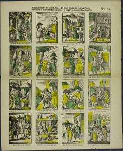 Volg zedekunde, en haare lessen. De mode strookt niet met haar wet-Catchpenny print-Borms 0561