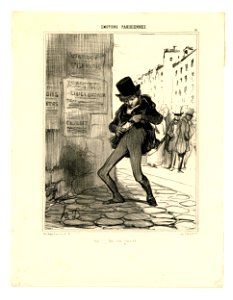 Volé!... rue vide-gousset.... (Stolen!... On emptied-fob street...) (BM 1938,1008.152)