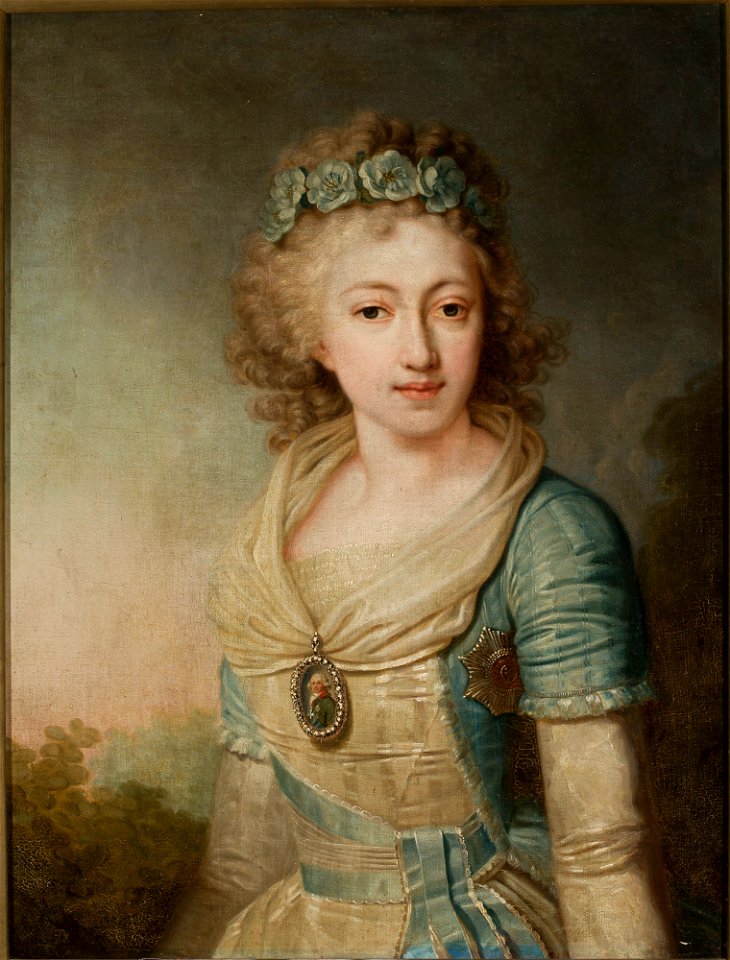 Vladimir Borovikovsky - Portrait of Paul I’s daughter – Helena - M.Ob.1167 MNW - National Museum in Warsaw