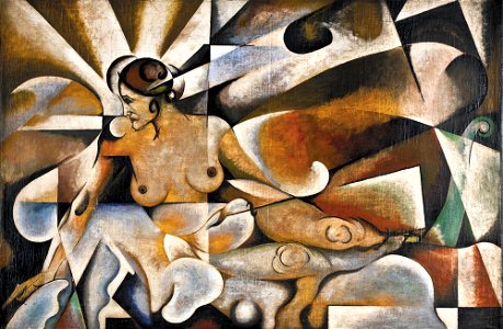 Vladimir Baranov-Rossine - Femme Cubiste