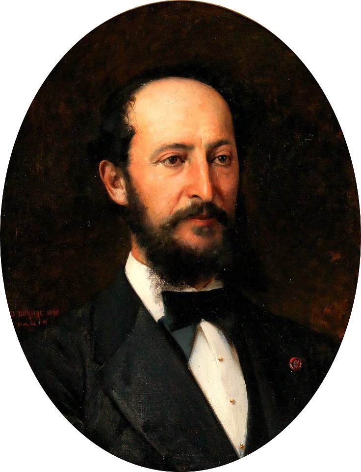 Vlaho Bukovac - Portrait of Giacomo Adelman