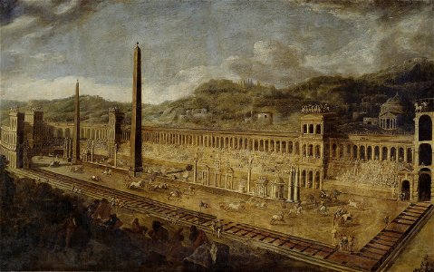 Viviano Codazzi and Domenico Gargiulo - Circus Maximus in Rome
