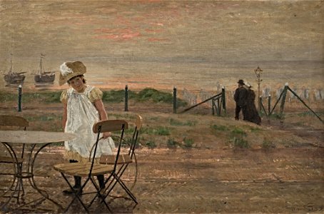Hugo Vogel - Strandbild - BG-M 3837-87 - Berlinische Galerie