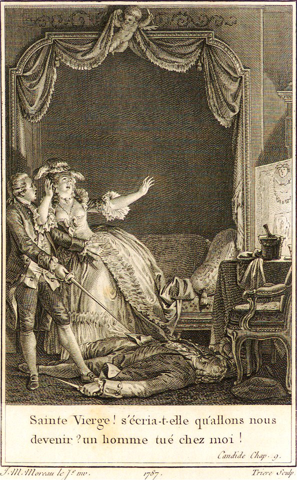 Voltaire - Candide - Trière - Moreau