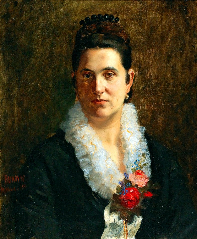 Vlaho Bukovac - Portrait of Katarine Grgurevic