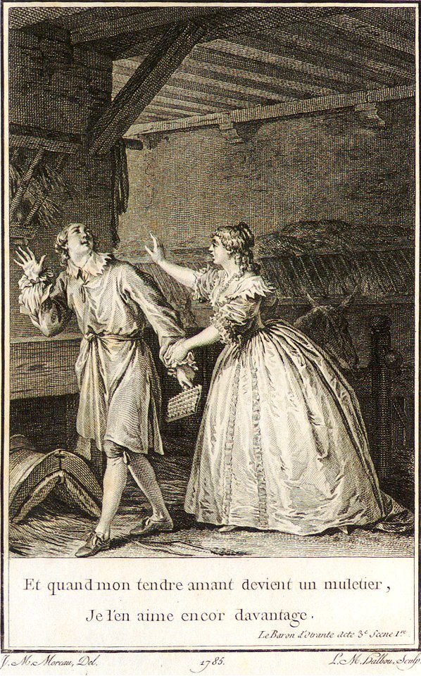 Voltaire - Le baron d'Otrante - Halbou - Moreau