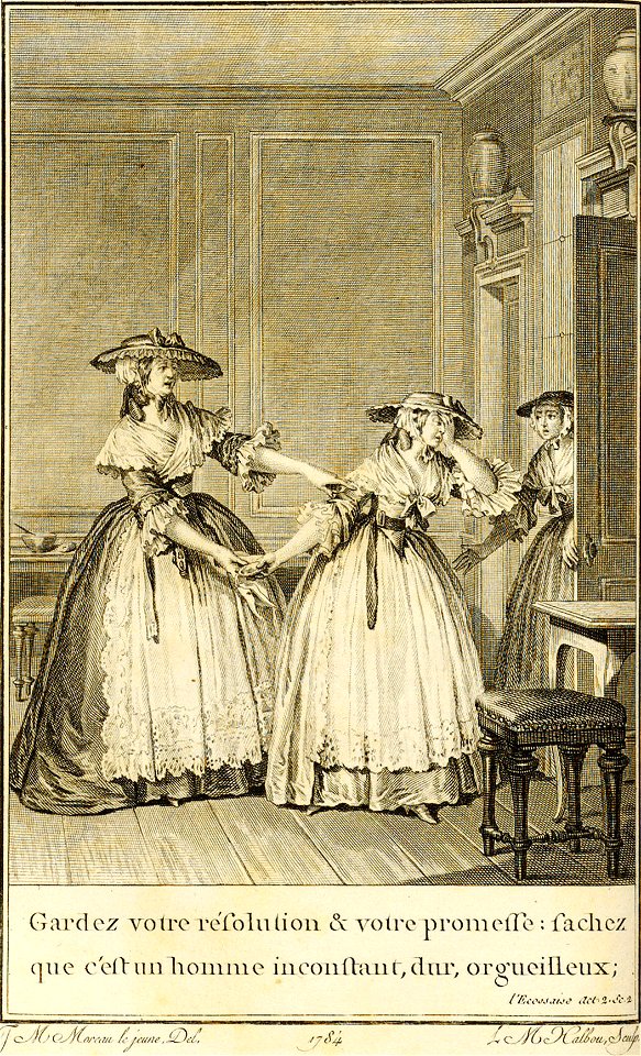 Voltaire - Le Café ou L'Écossaise - Halbou - Moreau