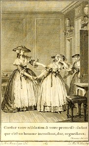 Voltaire - Le Café ou L'Écossaise - Halbou - Moreau