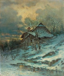 Vojtech Angyal - Winter Motif - O 1037 - Slovak National Gallery