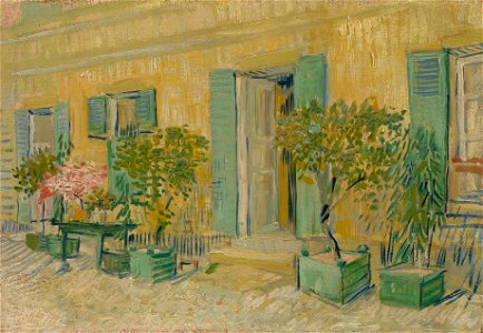 Voor een restaurant te Asnières - s0134V1962 - Van Gogh Museum