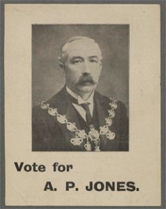 Vote for A. P. Jones (5449670). Free illustration for personal and commercial use.