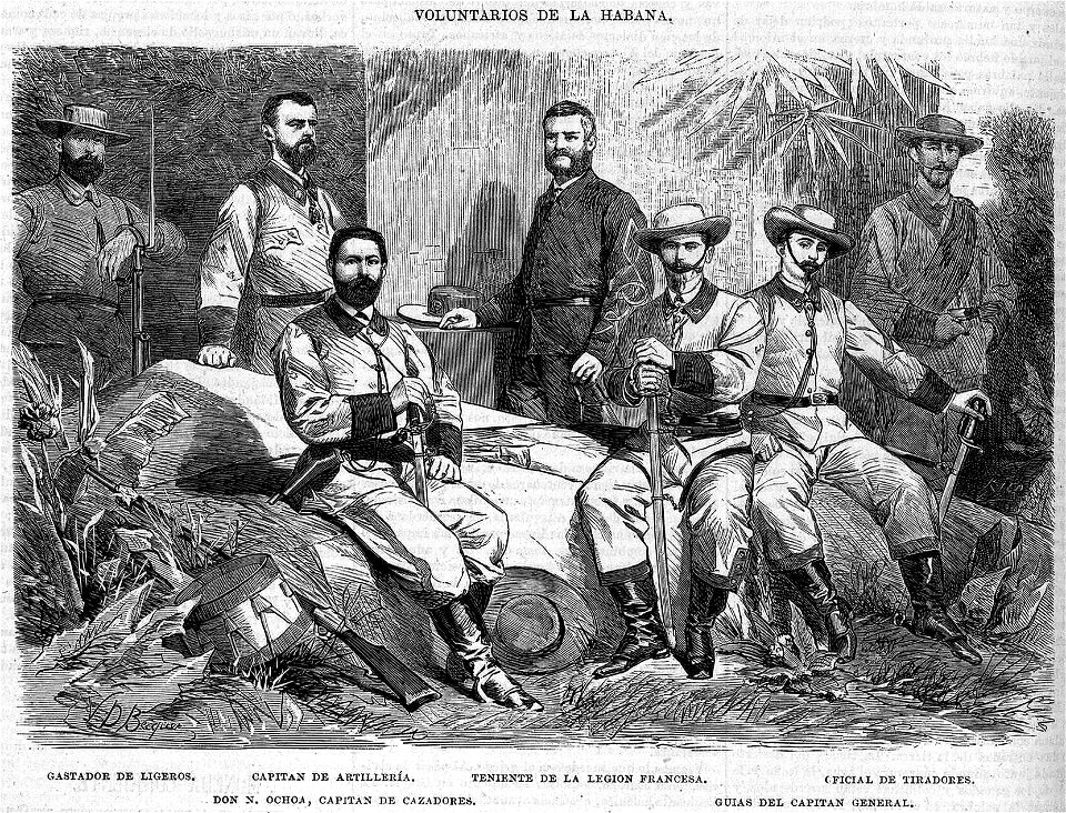 Voluntarios de La Habana, de Valeriano Domínguez Bécquer