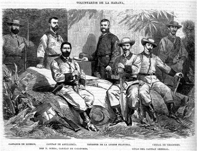 Voluntarios de La Habana, de Valeriano Domínguez Bécquer