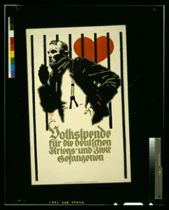 Volkspende für die deutschen Kriegs-und Zivil-Gefangenen - Ludwig Hohlwein, München. LCCN2004665958. Free illustration for personal and commercial use.