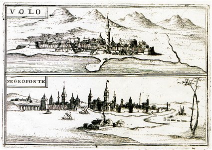 Volo Negroponte - Coronelli Vincenzo Maria - 1708