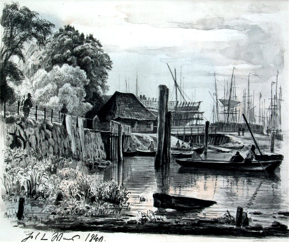 AF Vollmer Reiherstieg Schiffswerft 1840