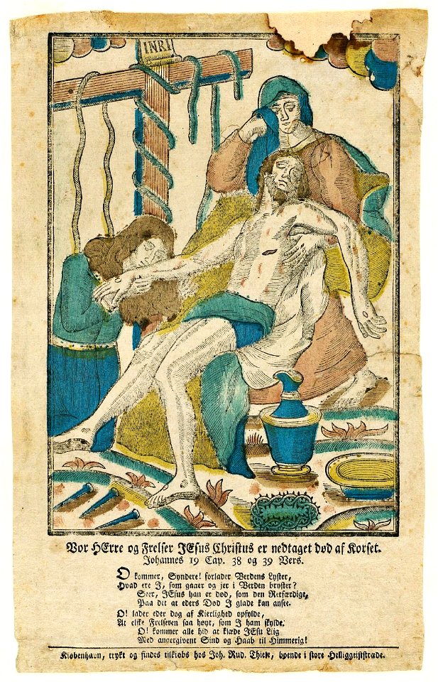 Vor Herre og Frelser Jesus Christus er nedtaget død af Korset object96