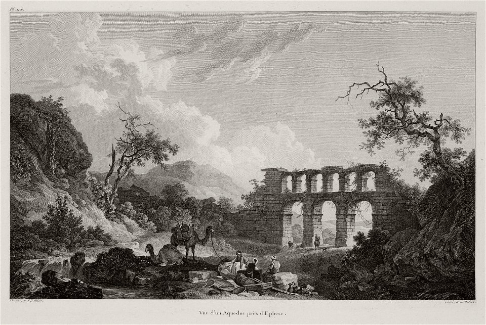 Vue d'un Aqueduc près d'Ephese - Choiseul-gouffier Gabriel Florent Auguste De - 1782