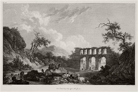 Vue d'un Aqueduc près d'Ephese - Choiseul-gouffier Gabriel Florent Auguste De - 1782