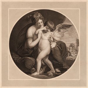 Vrouw troost huilende putti, objectnr A 16509