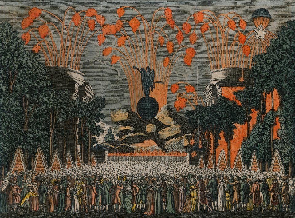 Vue brillante de l'aniversaire du 14 juillet 1801, ca. 1801