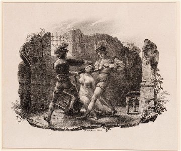 Vrouw aangevallen door twee mannen, objectnr A 14761