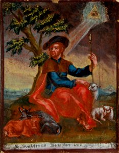 Votivtafel mit Hl Wendelin