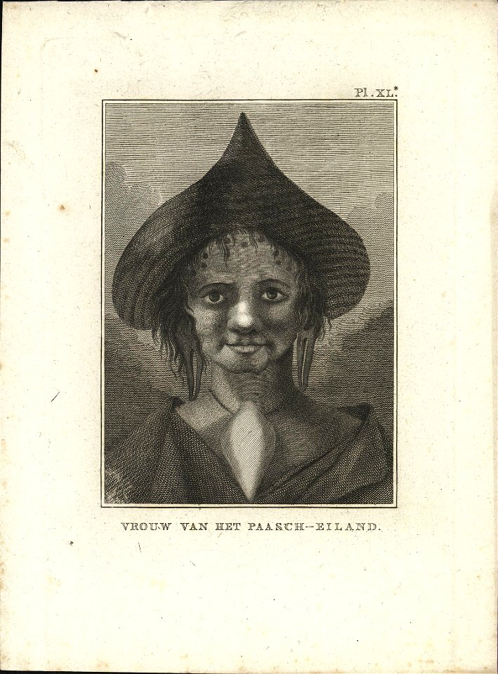 Vrouw van het Paasch-Eiland, objectnr A 58252