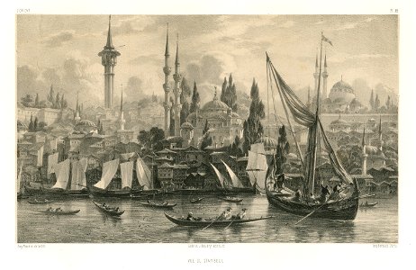 Vue de Stamboul - Flandin Eugène - 1853