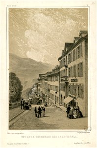 Vue de la promenade des Eaux-bonnes (33) - Fonds Ancely - B315556101 A AUBRUN 2 001