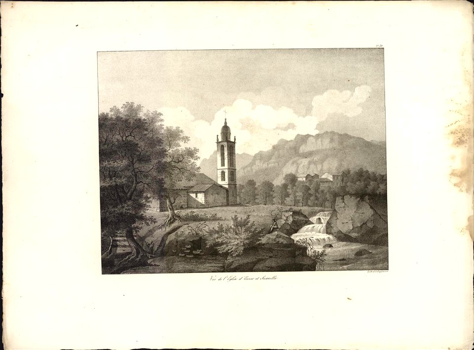 Vue de l'Eglise d'Eccica et Suarella, objectnr A 59334