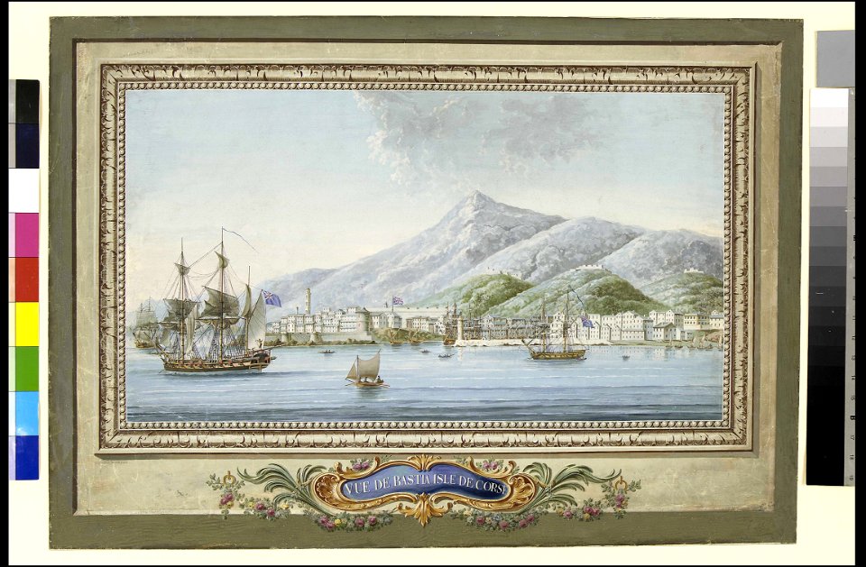Vue de Bastia, Isle de Corse RMG PY8378