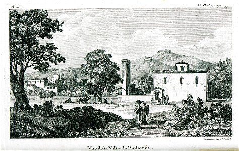 Vue de la ville de Philatrea - Castellan Antoine-laurent - 1808