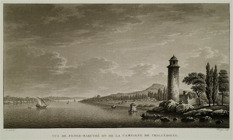 Vue de Fener-Bakcthé et de la campagne de Chalcédoine - Pertusier Charles - 1817