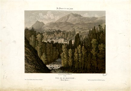 Vue de St. Sauveur (Hautes-Pyrénées) - Fonds Ancely - B315556101 A MERCEREAU 7 030